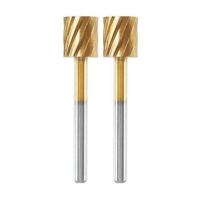 Set van 2 Dremel Max 115 frezen voor zeer duurzaam snelstaal - ø 7,8 mm cilindrisch