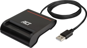ACT AC6015 smart card reader Binnen USB 2.0 Zwart