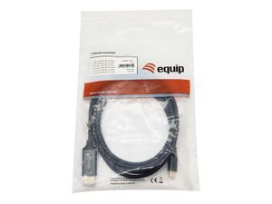 Equip 133417 video kabel adapter 3 m USB Type-C HDMI Type A (Standaard) Grijs, Zwart