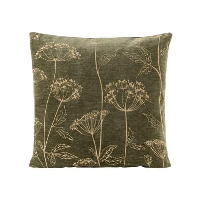 2e Halve Prijs Leen Bakker - Sierkussen Fenne - Olijf - 45x45 Cm - Polyester - Groen