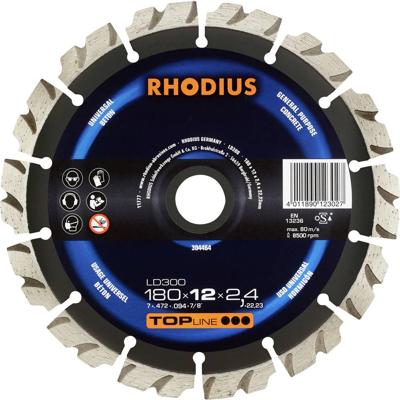 Rhodius RHODIUS 304464 Diamanten doorslijpschijf 180 mm 1 stuk(s) Beton