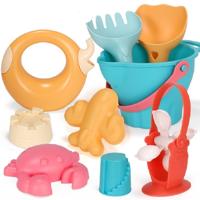 9 in 1 buiten spelen water spelen zand zachte siliconen materiaal gereedschap kinderen spelen WaterToy set