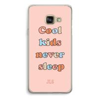 Cool Kids Never Sleep: Samsung Galaxy A3 (2016) Transparant Hoesje - thumbnail