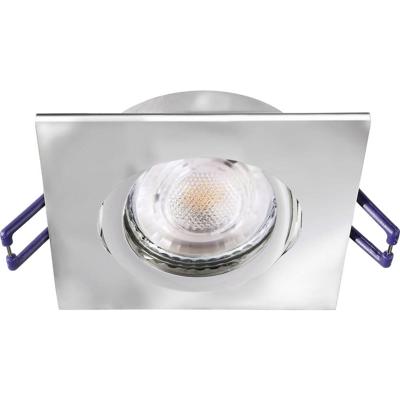 Deko Light Samsola, eckig, glänzend, Silber 110047 Plafondspot Zilver (glanzend)