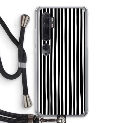 Stripes: Xiaomi Mi Note 10 Transparant Hoesje met koord