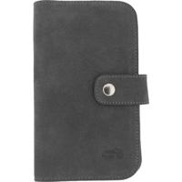 Senza Suede Wallet Slide Case Warm Grey Size XXL