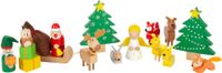 Small Foot speelset kerstmis junior hout/textiel 17 delig - thumbnail