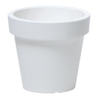 Prosperplast Bloempot Basic - kunststof - parel wit - D16 x H15 cm - buiten/tuin Prosperplast Bloempot Basic - kunststof - parel wit - D16 x H15 cm - buiten/tuin