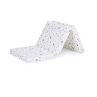 OPVOUWBARE MATRAS 60/120/6 WIT/GRIJS STERREN CHIPOLINO - thumbnail