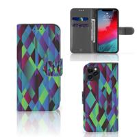 Apple iPhone 11 Pro | Book Case | Abstract Green Blue