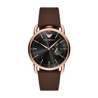 Horlogeband Armani AR11337 Leder Bruin 22mm - thumbnail