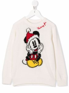 MC2 Saint Barth Kids pull Mickey Mouse imprimé - Blanc