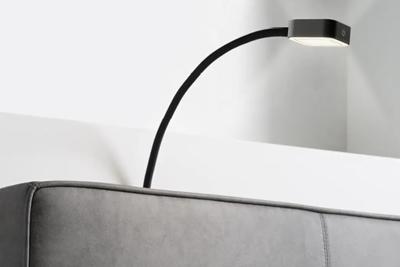 Bedlamp Straight Zwart (2 st.) incl. USB + Trafo + verdeler