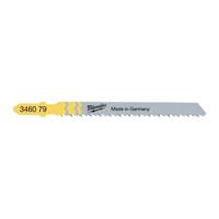 Milwaukee Speciale decoupeerzaagbladen voor keukenwerkbladen en gelamineerd spaanplaat 75 x 2,5 mm T 101 k - 5 stuks - 4932346079