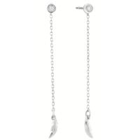 Dames oorbellen Secrecy E8245CDAWA900 Sterling zilver 5 cm