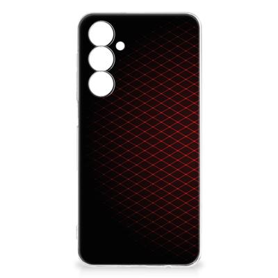 Samsung Galaxy A54 5G | TPU bumper | Geruit Rood