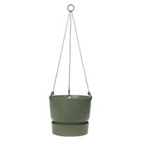 ELHO Greenville 24 hangende bloempot - Buiten - Ø 23,9 x H 20,3 cm - Bladgroen