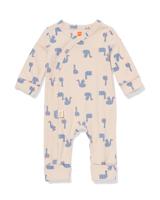 HEMA Newborn Meegroei Boxpakje LENZING™ ECOVERO™ Rib Eendjes Ecru (ecru)