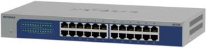 NETGEAR GS524-300EUS, 24-Port Gigabit Ethernet unmanaged Switch, Desktop Gigabit Ethernet (10/100/1000)