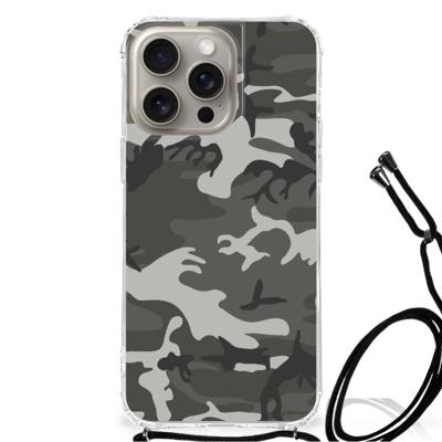 iPhone 15 Pro Max Doorzichtige Silicone Hoesje Army Light iPhone 15 Pro Max Doorzichtige Silicone Hoesje Army Light