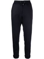 Moorer pantalon de jogging court en laine - Bleu