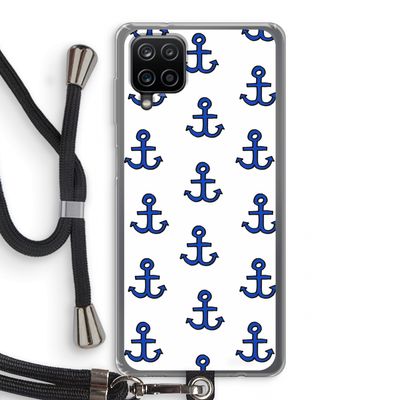 Ankers: Samsung Galaxy A12 Transparant Hoesje met koord