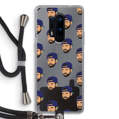 Drake Away: OnePlus 8 Pro Transparant Hoesje met koord