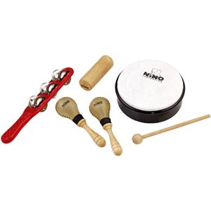 Nino Percussion NINOSET1 percussie assortiment zesdelig