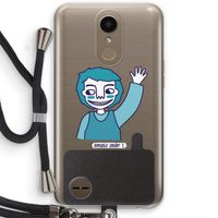 Zwaai: LG K10 (2017) Transparant Hoesje met koord