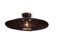 Plafondlamp Iguazu Jute zwart - L