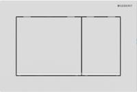 Geberit Omega 20 (ex Omega 30) bedieningspaneel mat wit voor Geberit Omega inbouwreservoir 12cm