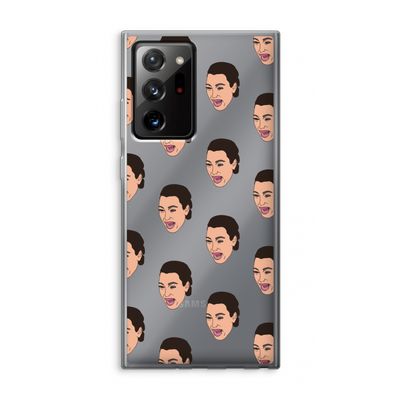 Ugly Cry Call: Samsung Galaxy Note 20 Ultra / Note 20 Ultra 5G Transparant Hoesje