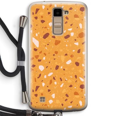 Terrazzo N°24: LG K10 (2016) Transparant Hoesje met koord
