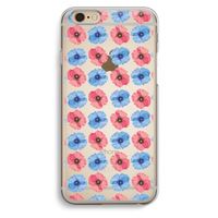 Klaproosjes: iPhone 6 / 6S Transparant Hoesje