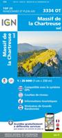 Wandelkaart - Topografische kaart 3334OT Massif de la Chartreuse Sud | IGN - Institut Géographique National