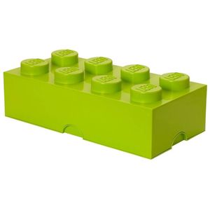 LEGO Brick 8 opbergbox - limegroen