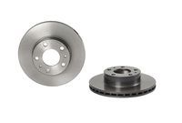 Remschijf COATED DISC LINE BREMBO, Remschijftype: Binnen geventileerd, u.a. fÃ¼r Fiat, Peugeot, CitroÃ«n