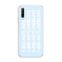 Hotline bling blue: Huawei P Smart Pro Transparant Hoesje