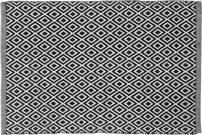 Sealskin trellis badmat 60x9cm katoen zwart