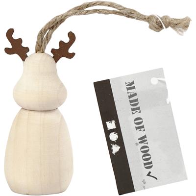Creativ Company Houten hanger rendier