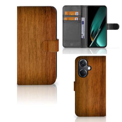 OnePlus Nord CE 3 | Book Style Case | Donker Hout