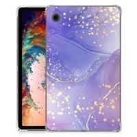 Tablethoes voor Samsung Galaxy Tab A9 Watercolor Paars