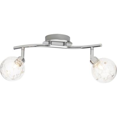 Brilliant Design plafondlampJoya 2-lichts grijs - 00213/15