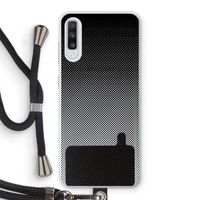 Musketon Halftone: Samsung Galaxy A70 Transparant Hoesje met koord
