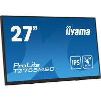 iiyama ProLite T2755MSC-B1 computer monitor 68,6 cm (27") 1920 x 1080 Pixels Full HD LED Touchscreen Tafelblad Zwart