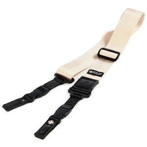 Fazley NILO QRS-BEI Quick Release gitaarband nylon licht beige
