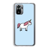 Eenhoorn: Xiaomi Redmi Note 10S Transparant Hoesje