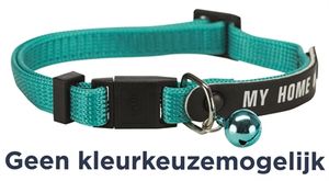 TRIXIE 4180 hond & kat halsband Zwart, Rood Nylon Blafband