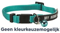 TRIXIE 4180 hond & kat halsband Zwart, Rood Nylon Blafband - thumbnail