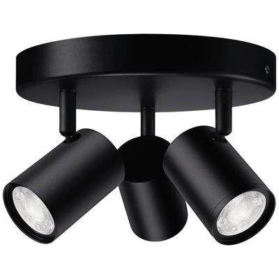 WiZ 8719514554535 IMAGEO WiZ Spots 3x5W B 22-65K RGB RD LED-plafondlamp GU10 15 W Zwart